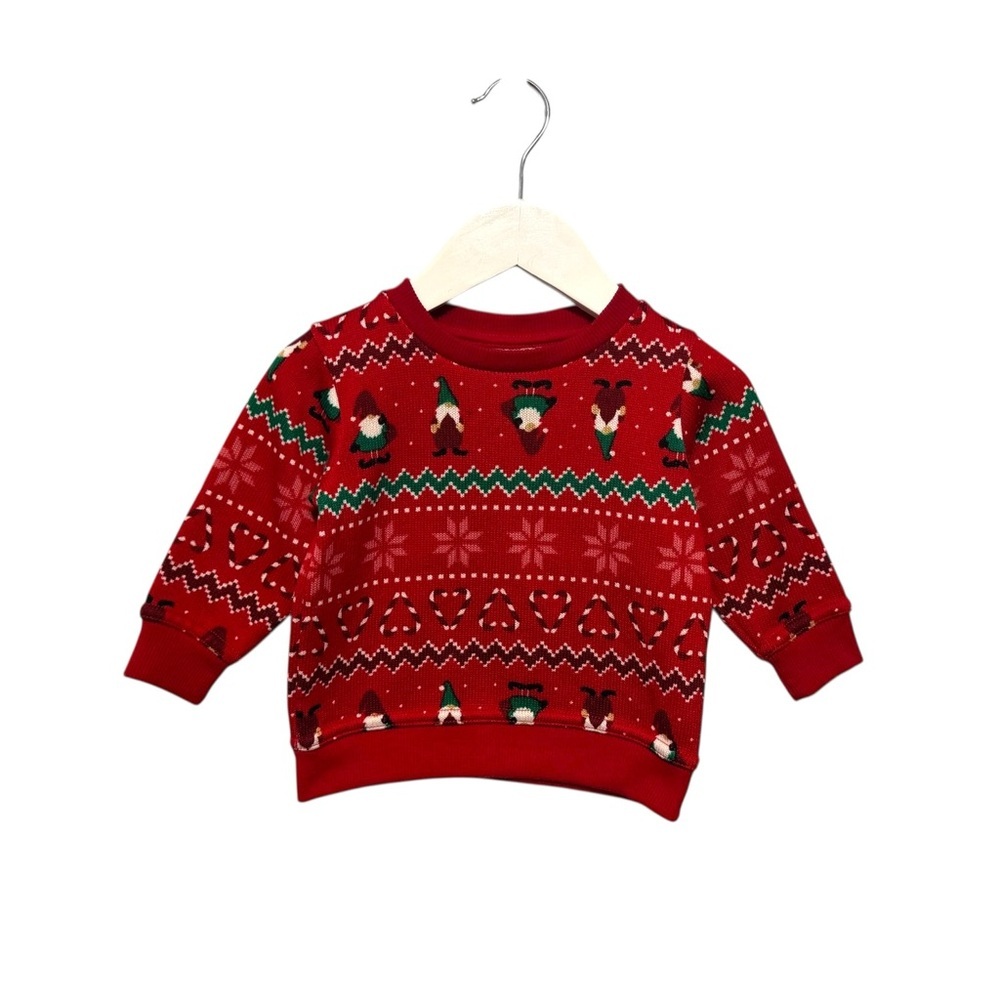⭐️ 5/$30 George Kids Xmas Knit Sweater size 6-12 Months